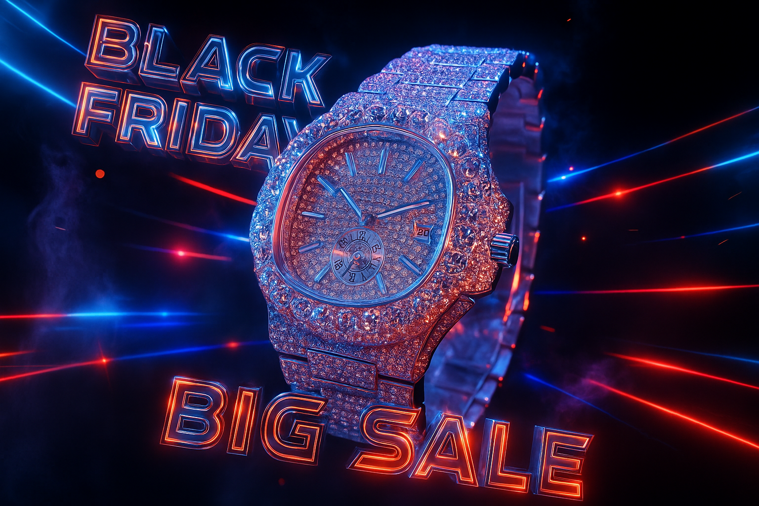 Iced-Out Watch – Wrist Watch for Men banner